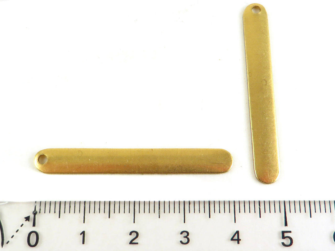 8x Breloque barre rectangle (41mm x 5mm) PV-091