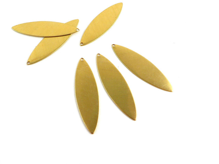 4x Breloque navette marquise (34mm x 9mm) PP-029