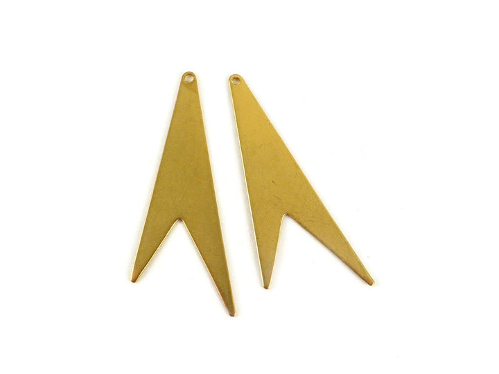 6x Breloque fanion (40mm x 16mm) PP-106