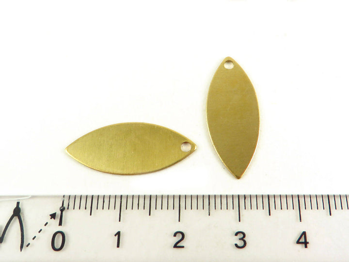 4x Breloque navette (24mm x 10mm) PP-102