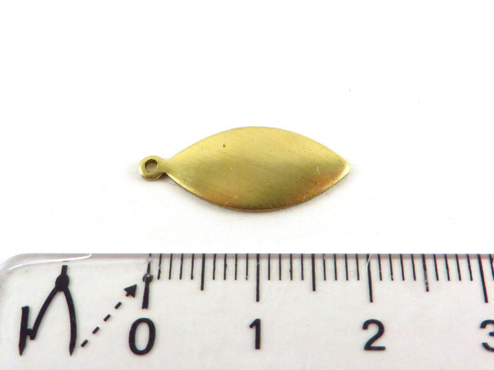 6x Breloque navette bombé (20mm x 9mm) PV-039
