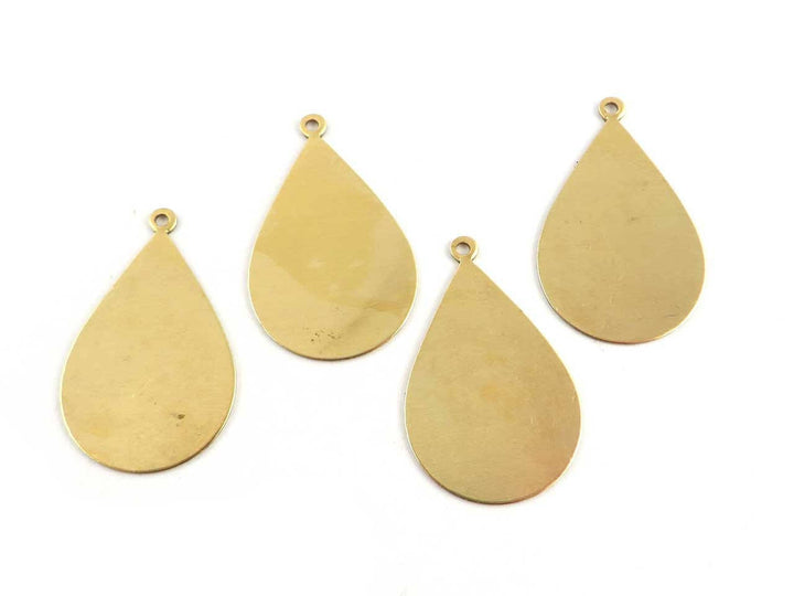 4x Breloque goutte (18mm x 29mm) PP-222