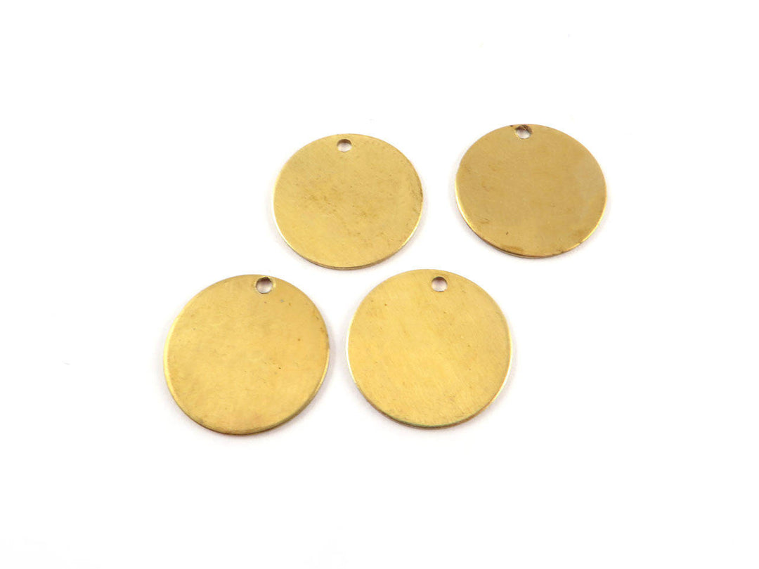 6x Breloque disque (16mm) D-16/1H/S