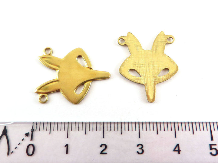 2x Connecteur renard 2 œillets (18mm x 22mm) CH-055
