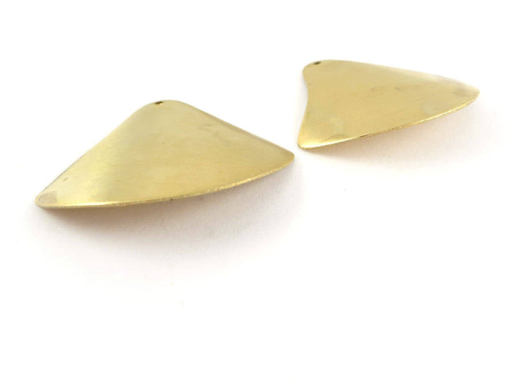 2x Pendentif triangle éventail (37mm x 39mm) PV-023