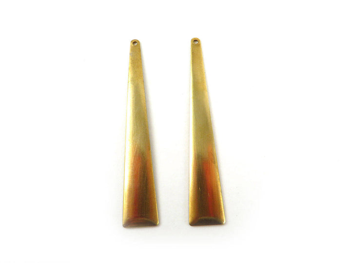 4x Breloque barre goutte triangle (57mm x 10mm) PV-031
