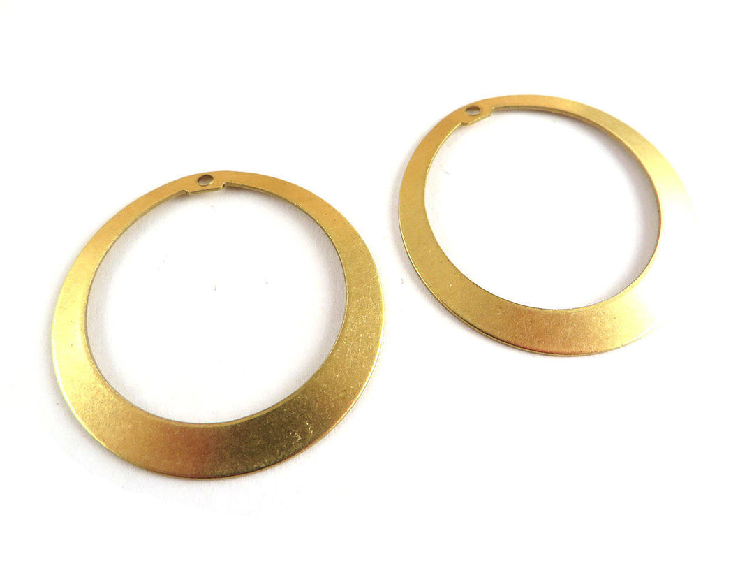 2x Pendentif anneau créole (34mm) PP-081