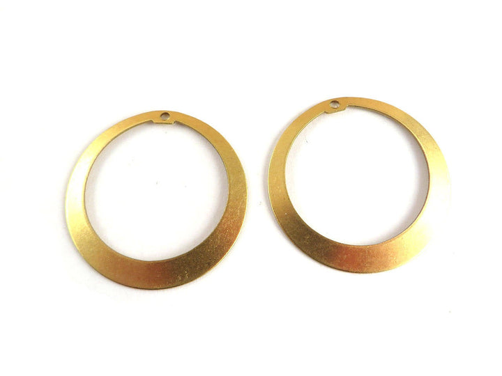 2x Pendentif anneau créole (34mm) PP-081