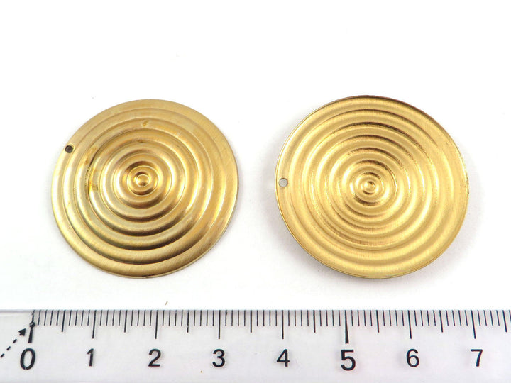 2x Pendentif disque bouclier (32mm) PV-177