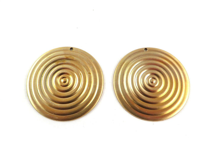 2x Pendentif disque bouclier (32mm) PV-177