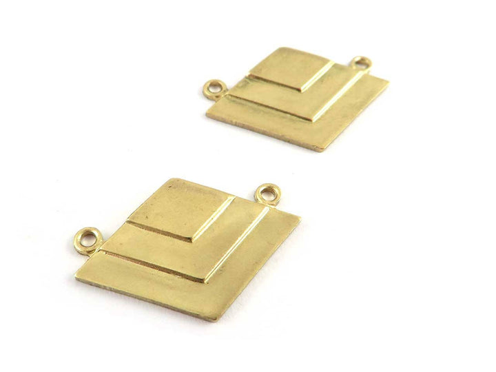 1x Connecteur losange Art Déco (17mm x 24mm) PV-170