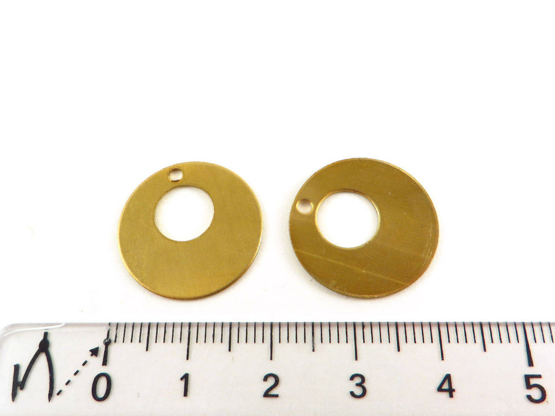 2x Breloque disque ajourée créole (19mm) PP-040