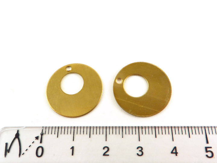 2x Breloque disque ajourée créole (19mm) PP-040