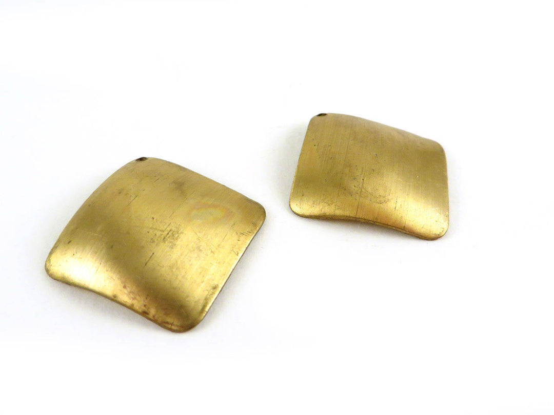 4x Breloque carré bombé (27mm x 27mm) PV-060