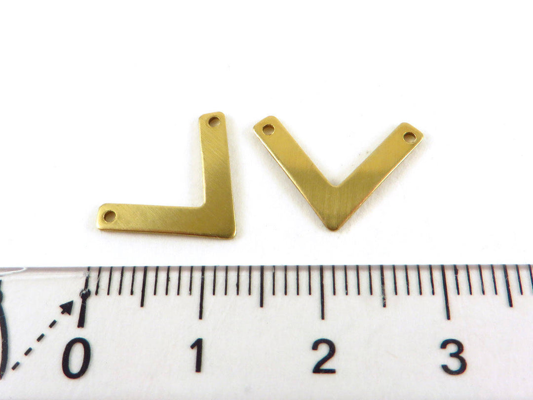 6x Connecteur chevron (15mm x 11mm) PP-179