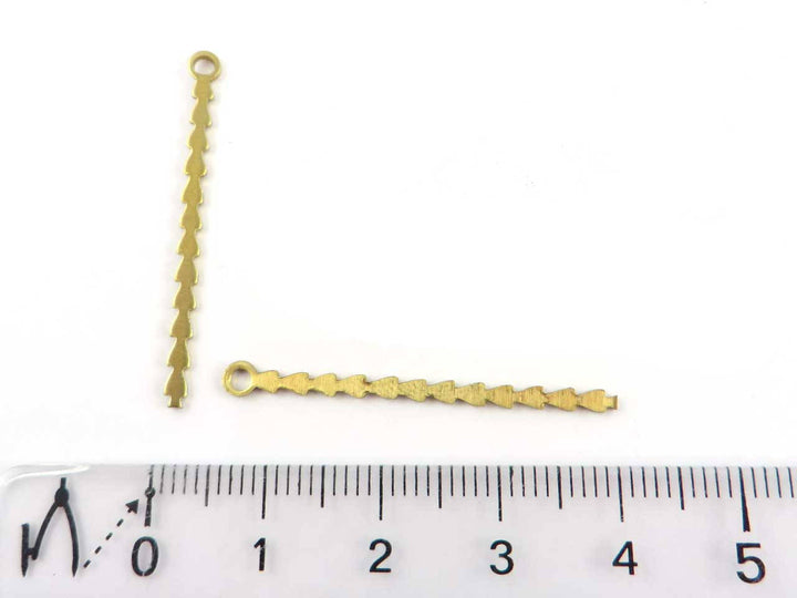 8x Breloque barre épis de blé (4 longueurs) PP-245