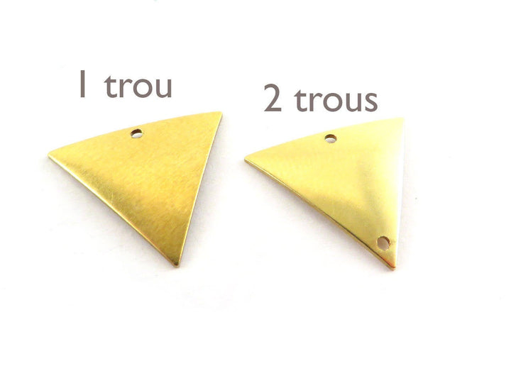 4x Connecteur triangle bombé 2 trous (15mm x 17mm) PV-106