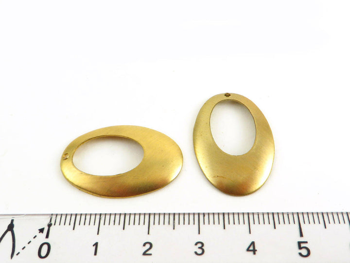 4x Breloque ovale bombée (27mm x 18mm) PV-144