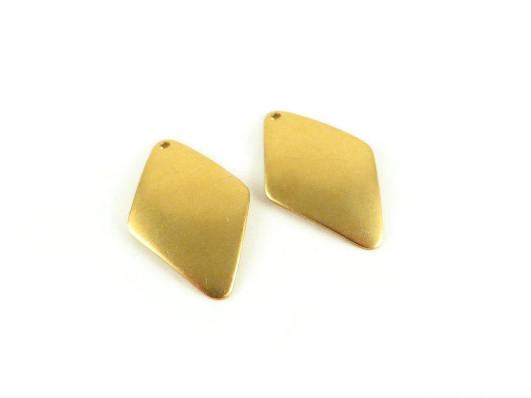 4x Breloque losange (26mm x 17mm) PV-080