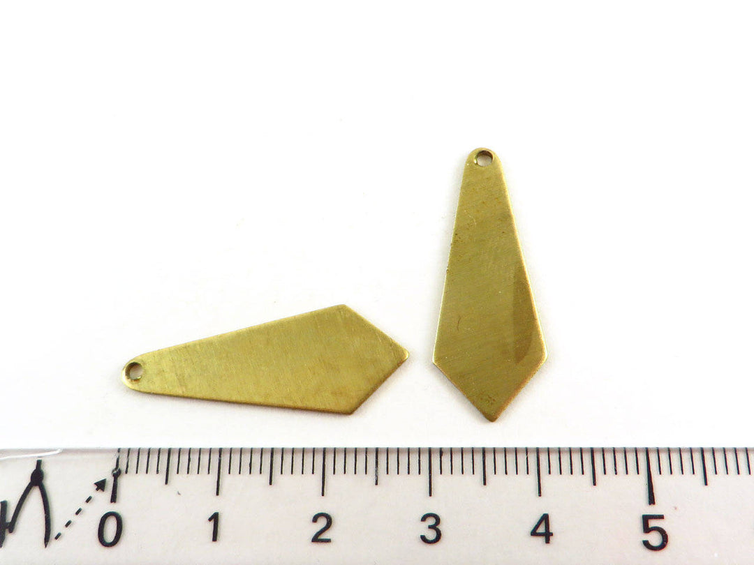 4x Breloque goutte cravate (29mm x 11mm) PP-034