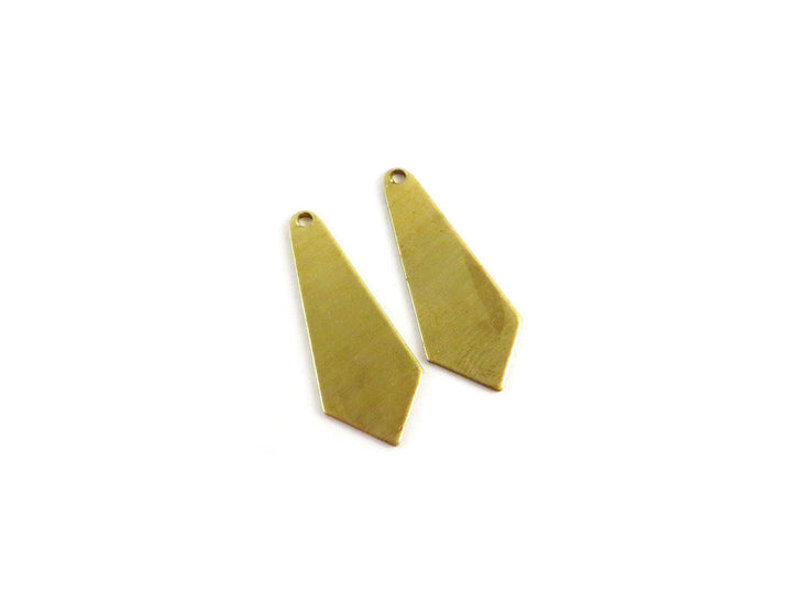 4x Breloque goutte cravate (29mm x 11mm) PP-034