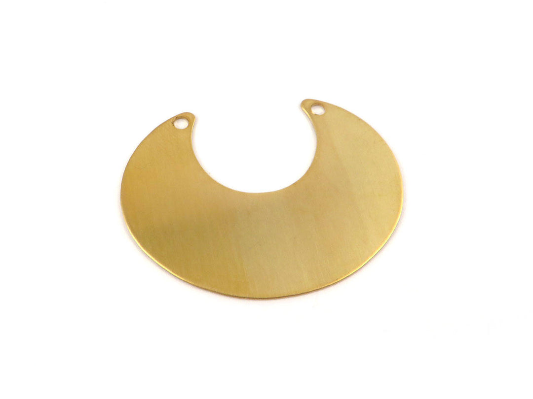 2x Connecteur croissant de lune 2 trous (45mm x 34mm) PP-172