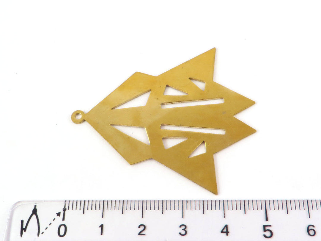 1x Pendentif géométrique (42mm x 50mm) PP-181