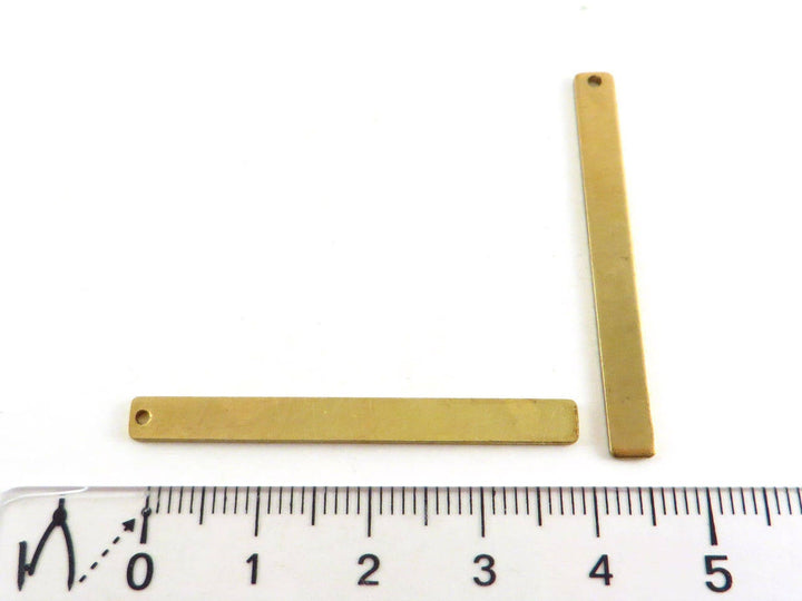 4x Breloque barre rectangle (41mm x 4mm) PP-046