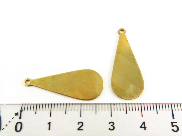 6x Breloque goutte 1 œillet (28mm x 11mm) PP-050