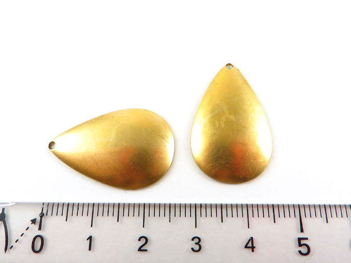 6x Breloque goutte bombé (27mm x 17mm) PV-029