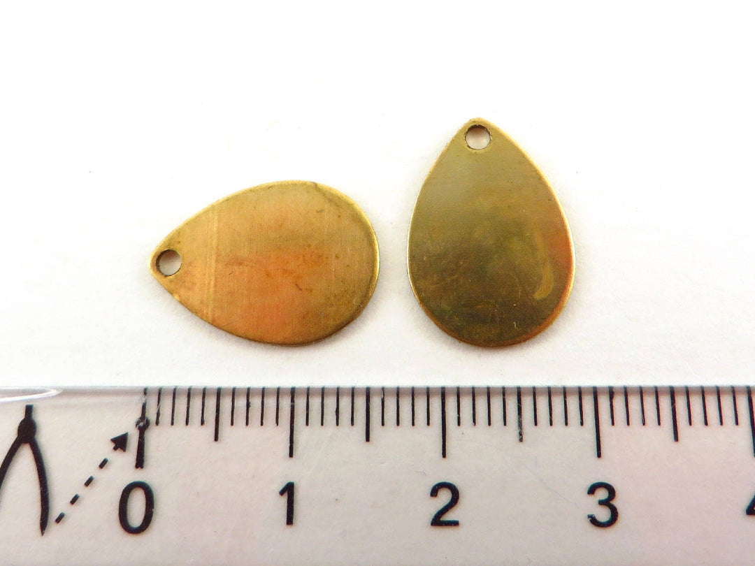 6x Breloque goutte (16mm x 12mm) PP-026