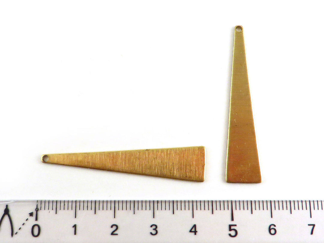 4x Breloque triangle allongé (43mm x 9mm) PP-035