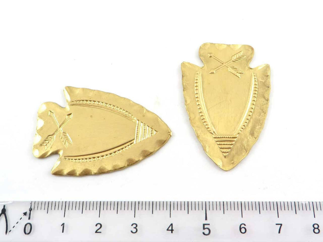 1x Pendentif pointe de flèche (28mm x 42mm) CH-043