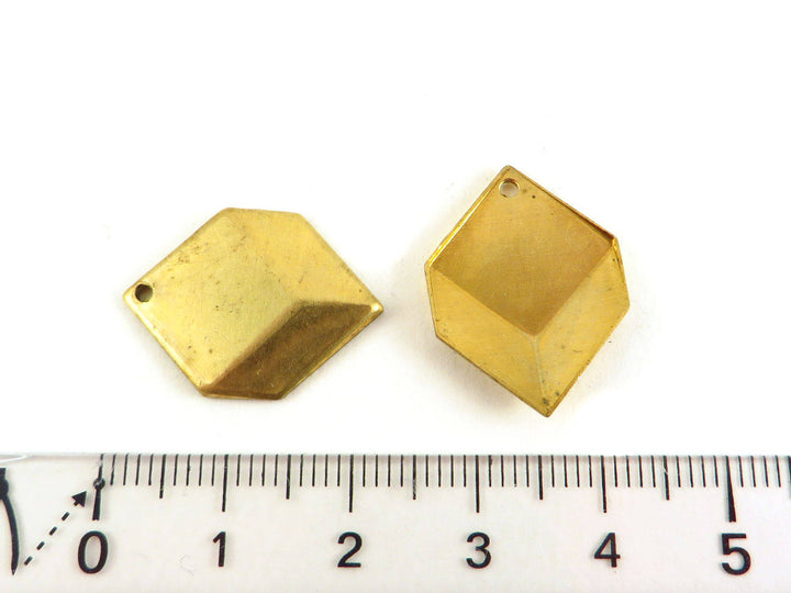 2x Breloque géométrique (4 formes aux choix)