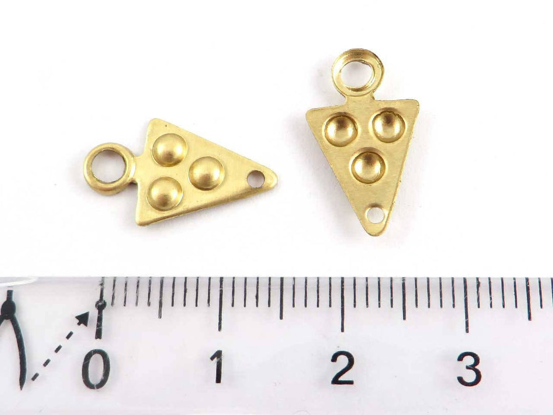 6x Connecteur triangle boule (10mm x 17mm) PV-189