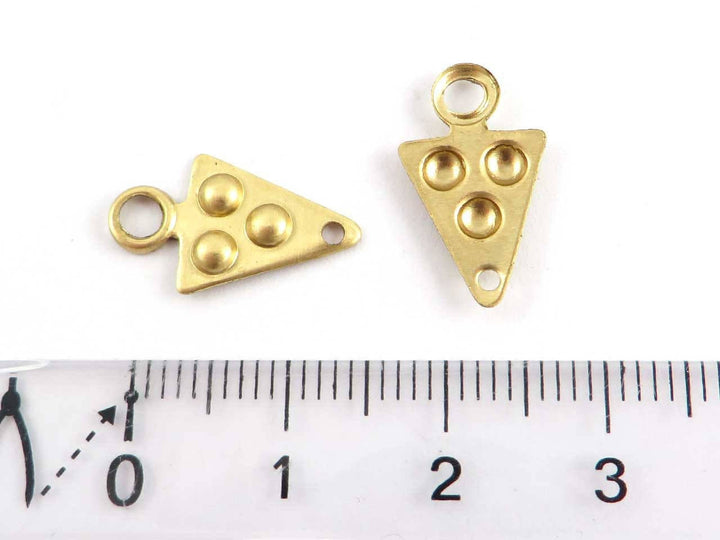 6x Connecteur triangle boule (10mm x 17mm) PV-189