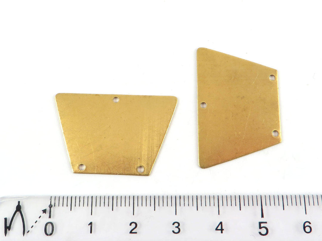 4x Connecteur trapèze 3 trous (31mm x 20mm) PP-203