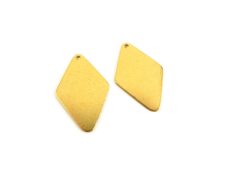 6x Breloque losange (26mm x 17mm) PP-115