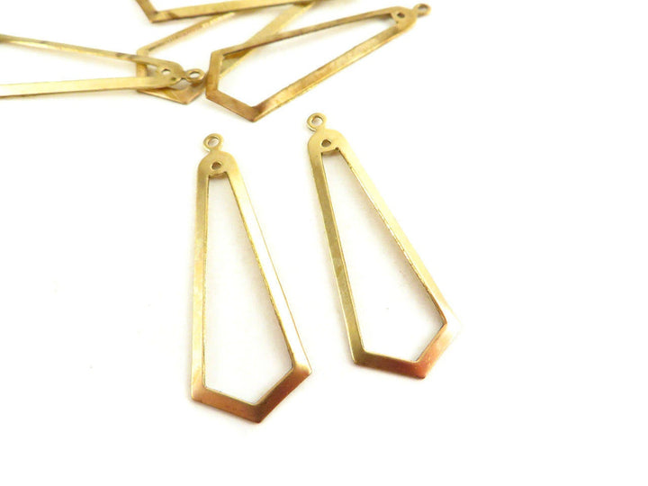 2x Breloque losange évidé (41mm x 15mm) PP-231