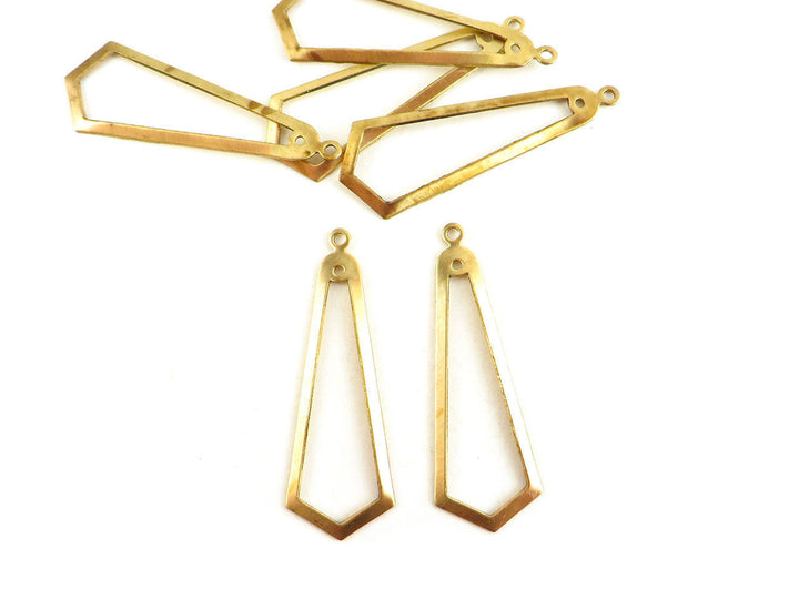 2x Breloque losange évidé (41mm x 15mm) PP-231