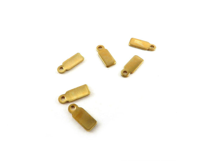 6x Breloque barre rectangle (8mm x 3mm) PP-068