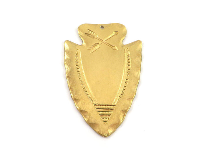 1x Pendentif pointe de flèche (28mm x 42mm) CH-043