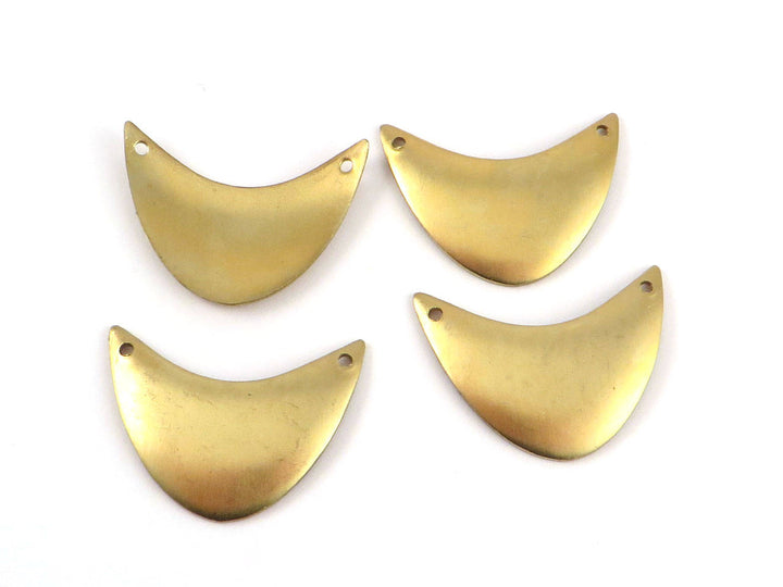 2x Connecteur croissant de lune (30mm x 24mm) PV-107