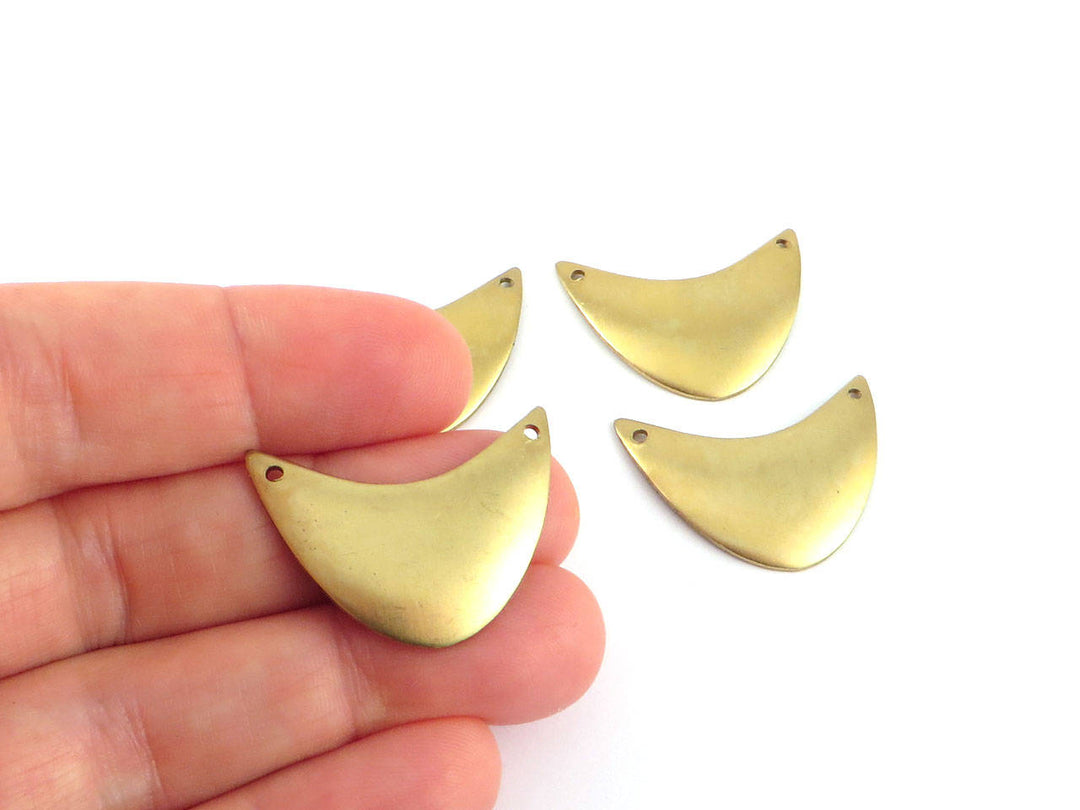 2x Connecteur croissant de lune (30mm x 24mm) PV-107