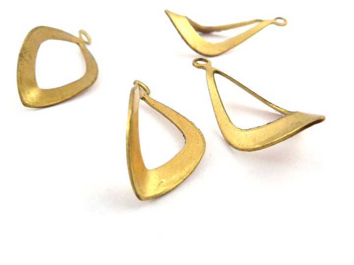 2x Breloque goutte vrillée ajourée (22mm x 10mm) PV-188
