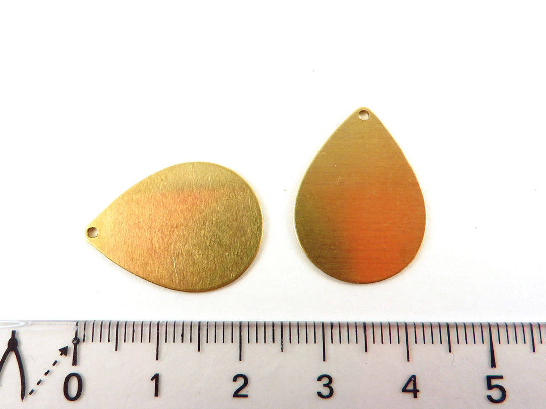 4x Breloque goutte (23mm x 17mm) PP-014