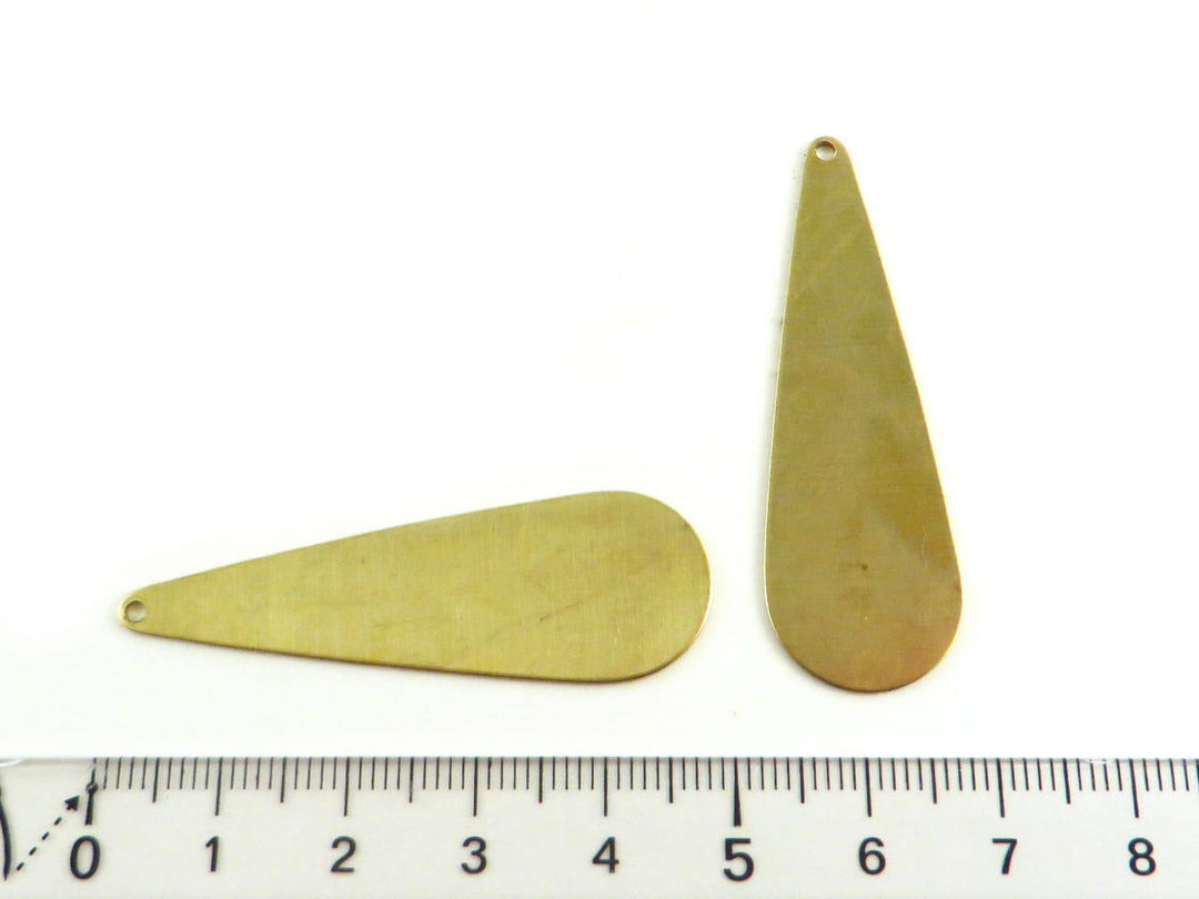 2x Pendentif longue goutte (48mm x 15mm) PP-076