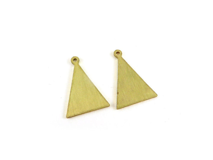 4x Breloque triangle 1 œillet (21mm x 15mm) PP-083