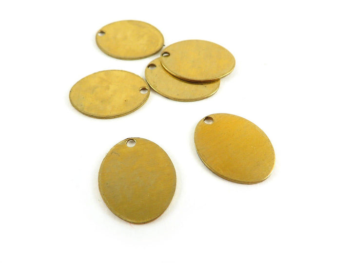 4x Breloque ovale (13mm x 16mm) PP-249