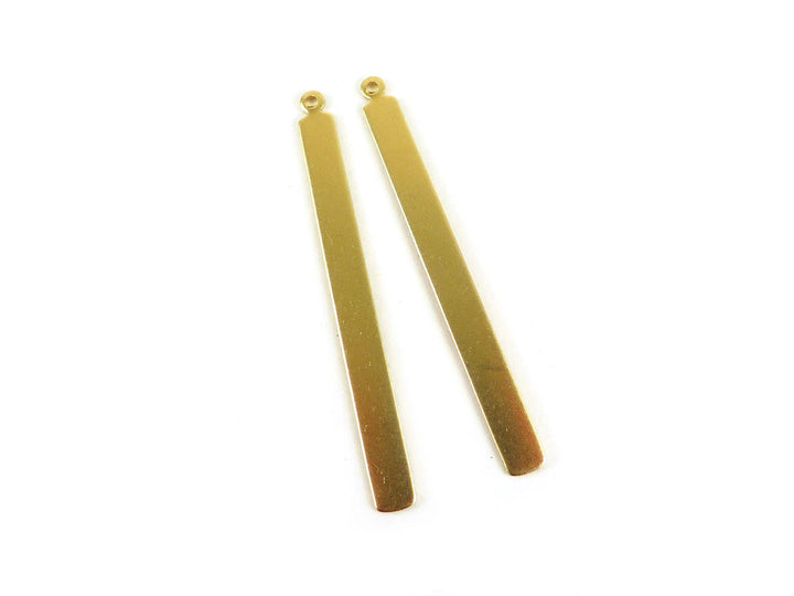 4x pendentif barre rectangle (54mm x 5mm) PP-140